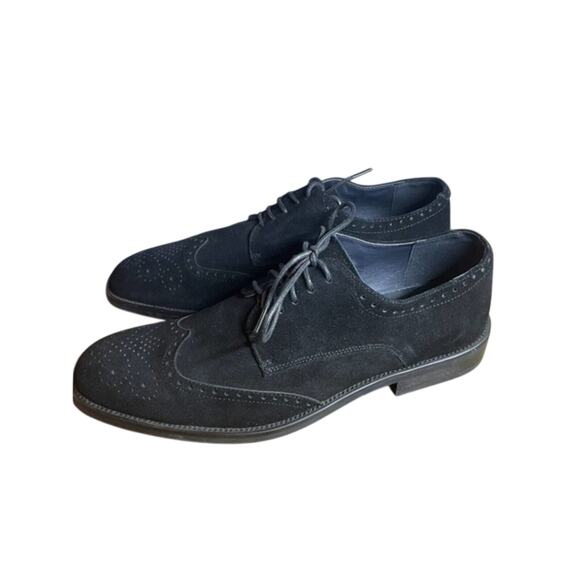 Joseph Abboud Black Suede Men\'s‎ Dress Shoe Size 10 main image 5